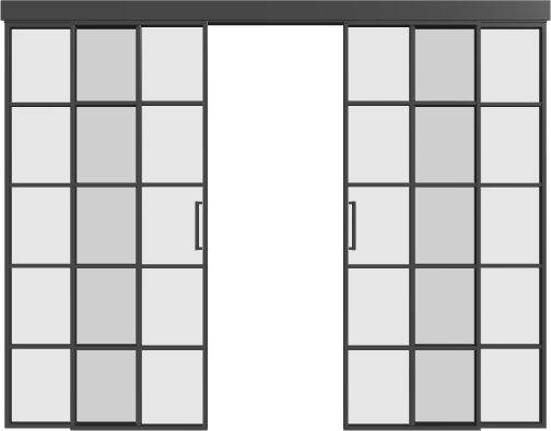 Schiebetür (4 Flügel) - 4AG
