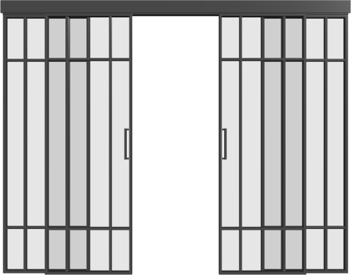 Schiebetür (4 Flügel) - 8AG