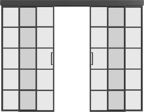 Schiebetür (4 Flügel) - 14AG