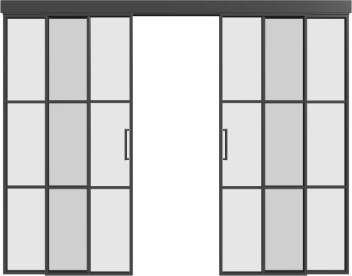 Schiebetür (4 Flügel) - 3AG