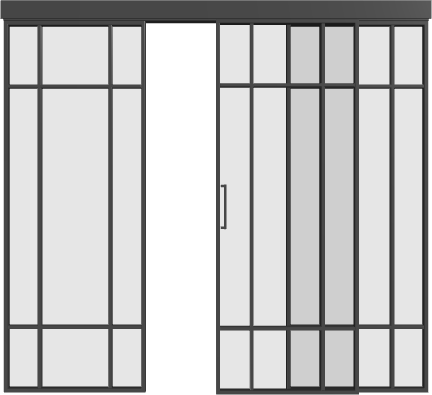 Schiebetür (3 Flügel) - 8AG