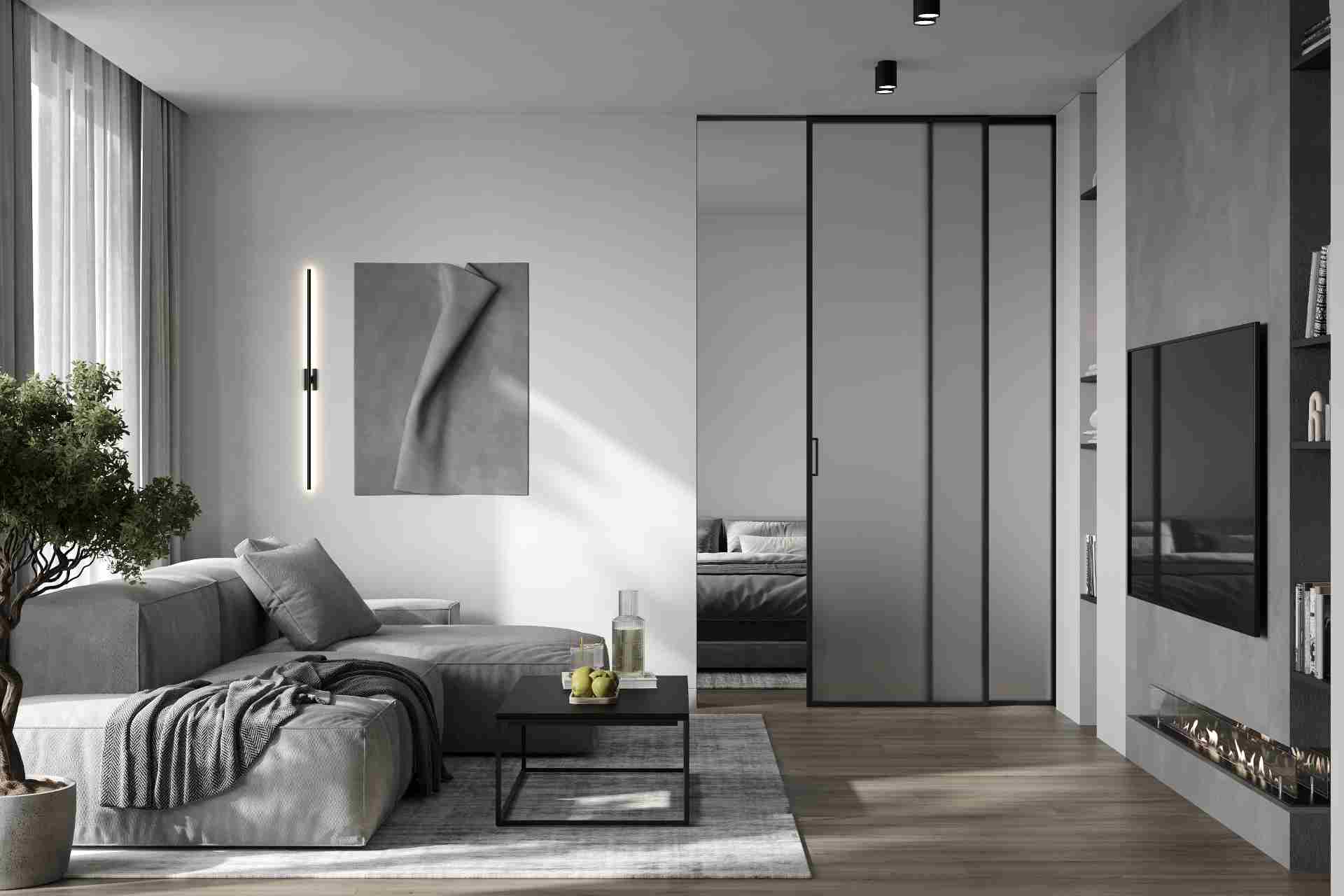 ProfilDoors Lofttür Aluminium & Glas